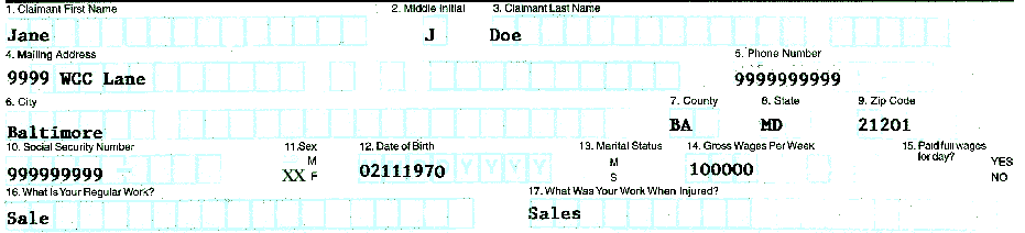 Image of sample of typed form procedures